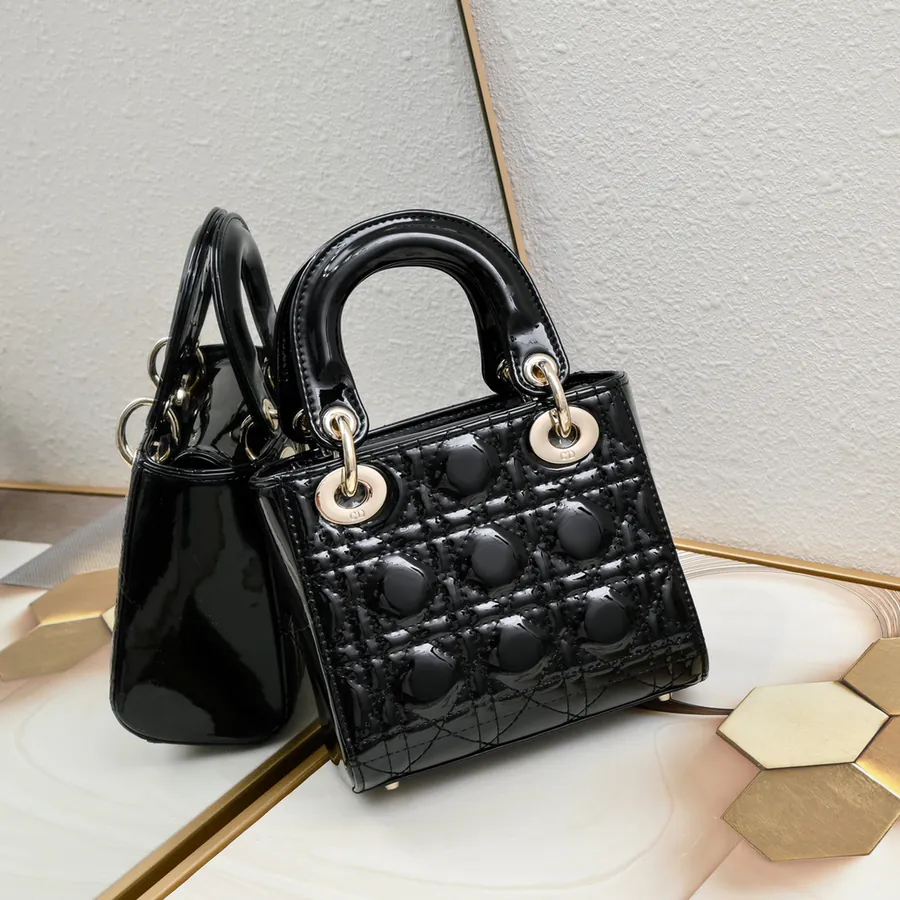 Mini Lady Classic Calfskin Wallet