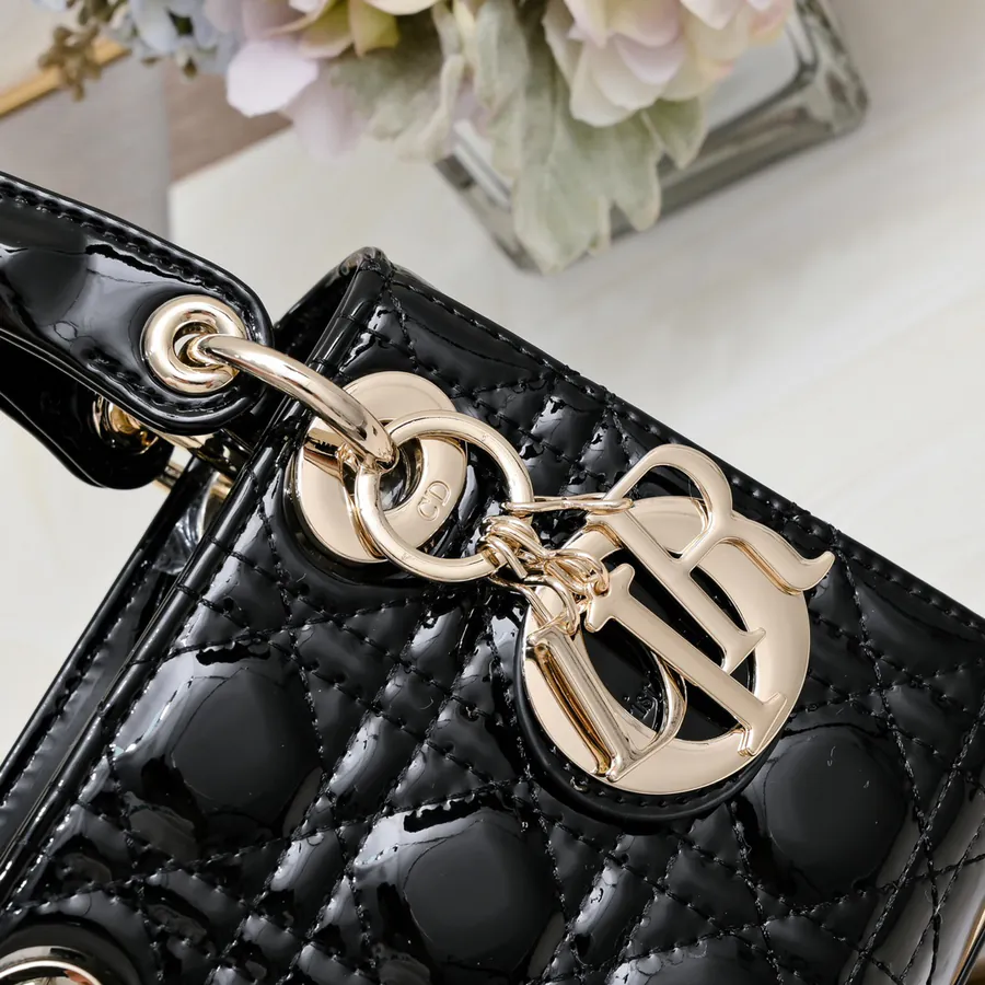 Mini Lady Classic Calfskin Wallet