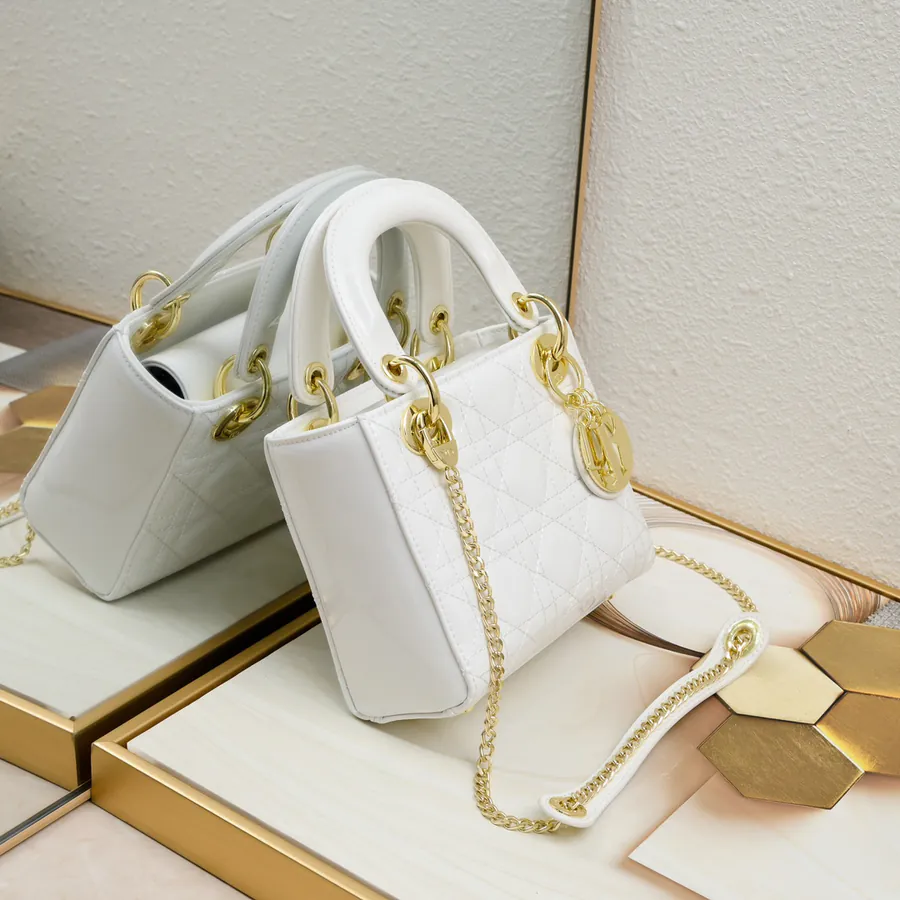 Mini Lady Classic Calfskin Crossbody Bag