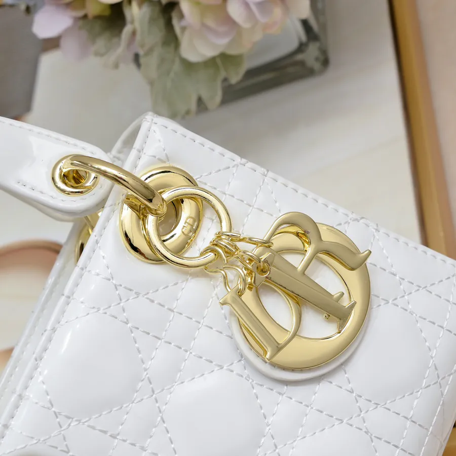 Mini Lady Classic Calfskin Crossbody Bag
