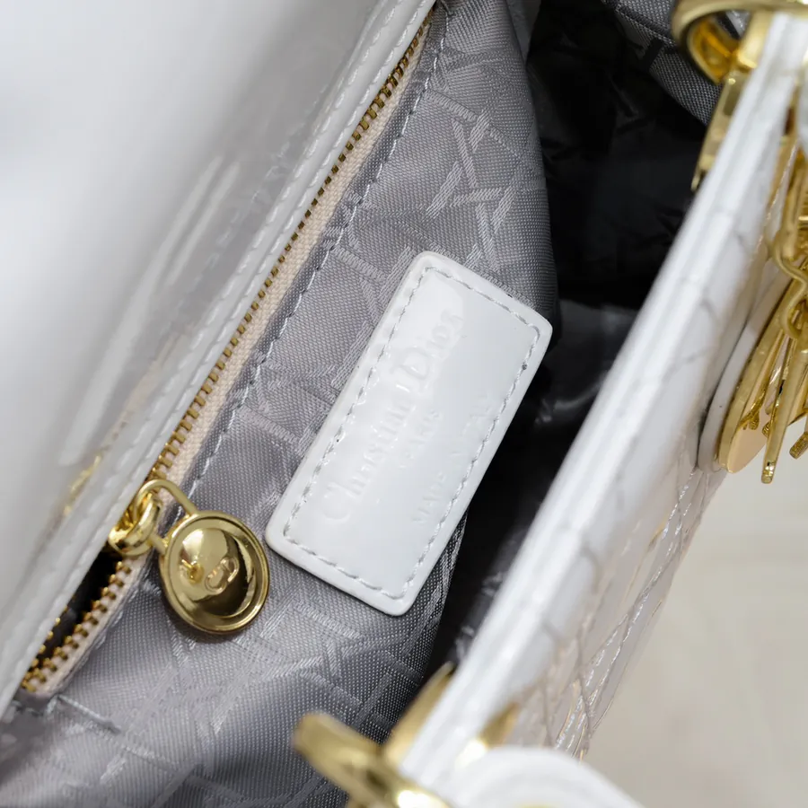Mini Lady Classic Calfskin Crossbody Bag