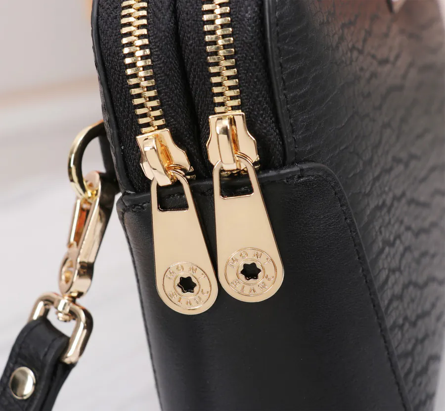 Mondaine Double Zip Luxury Handbag