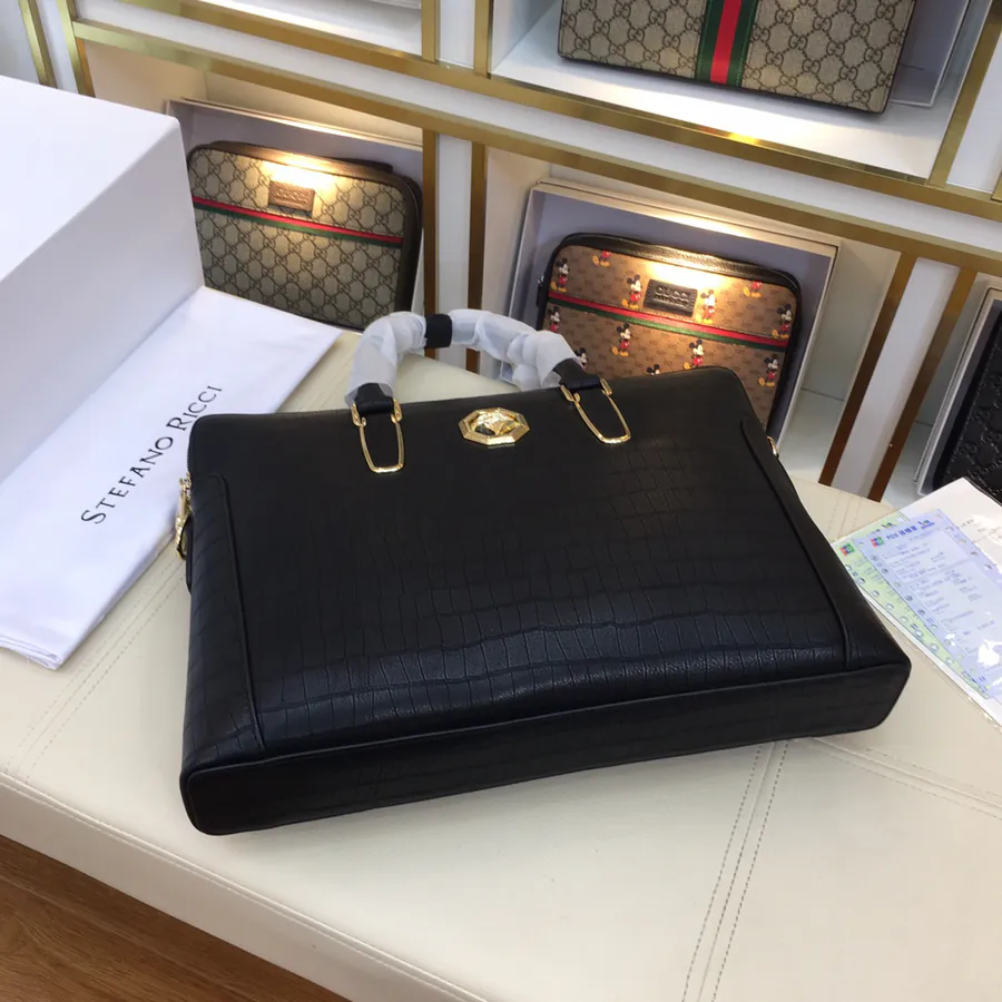 Stephen's Premium Men's Briefcase Elegant and Refined Design