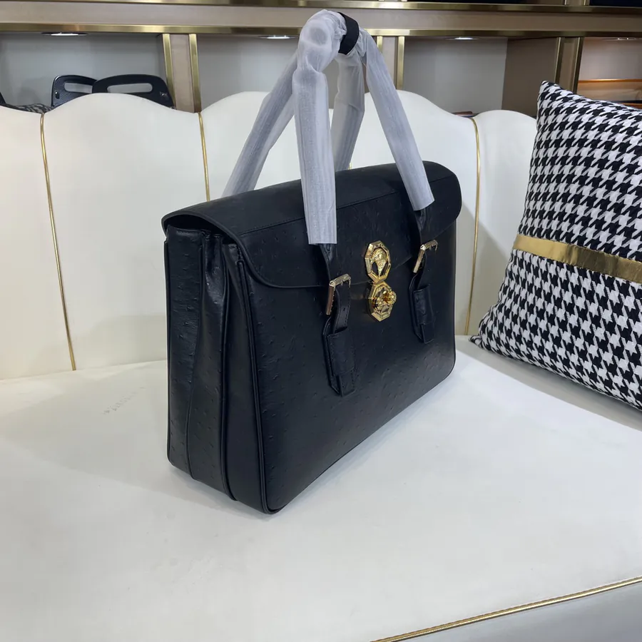 Stephen's Premium Men's Briefcase Handcrafted Luxury