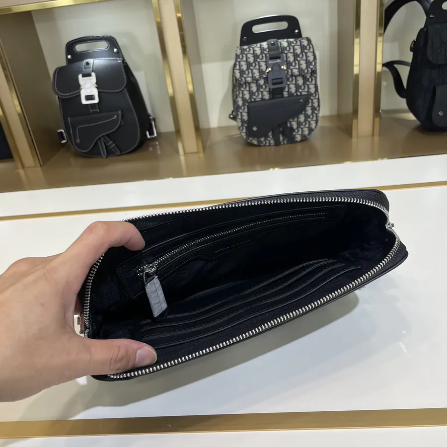 Stephen's Premium Men's Bucket Bag Black and Gold