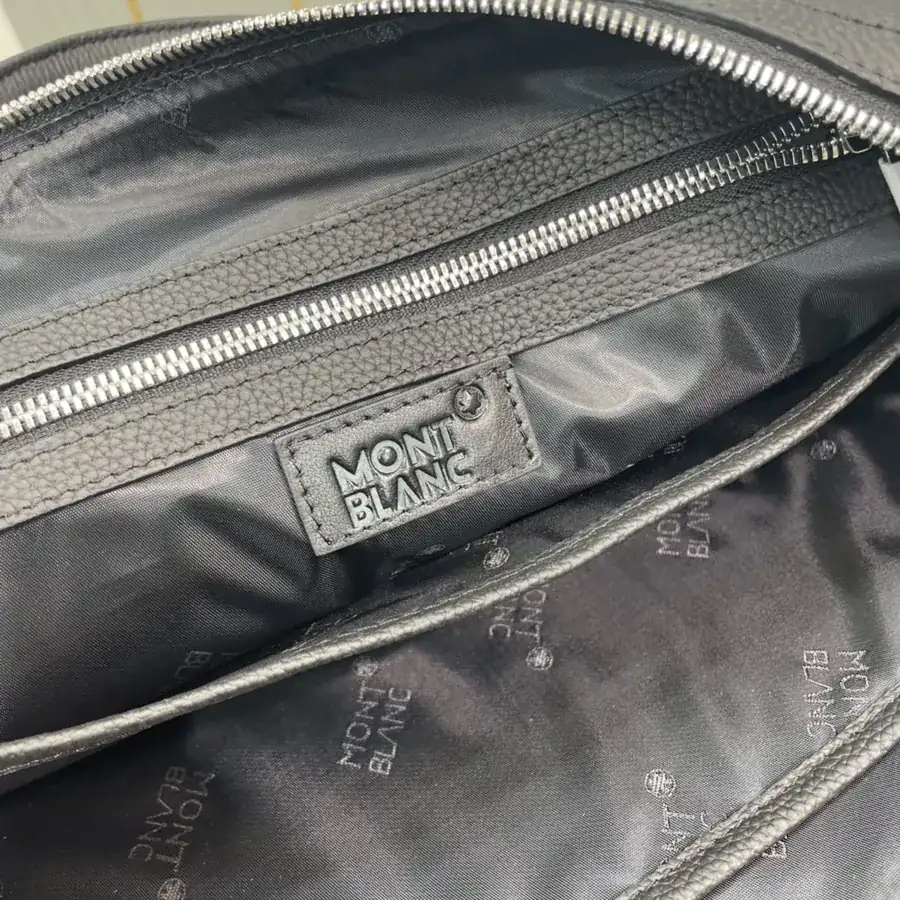 New MONTBLANC Executive Briefcase Premium Men's Leather