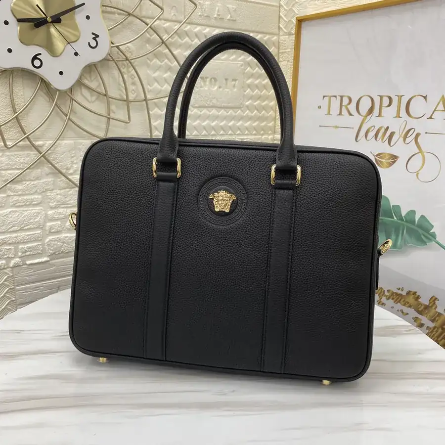 Vivace Men's Briefcase in Genuine Leather