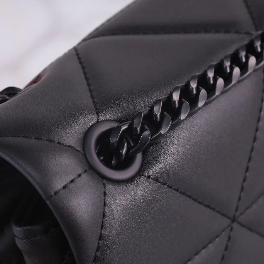 P Maison Original Bucket Bag with Grained Calfskin and Handcrafted Embroidery