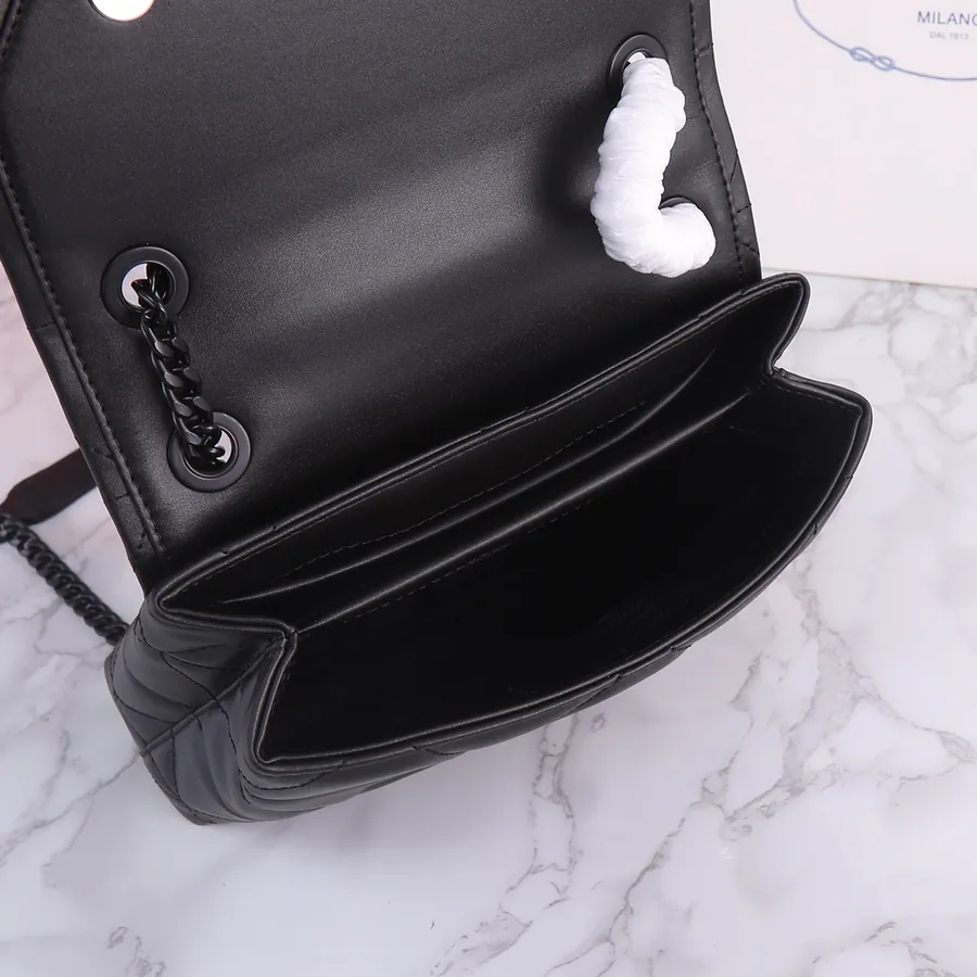 P Maison Original Bucket Bag with Grained Calfskin and Handcrafted Embroidery