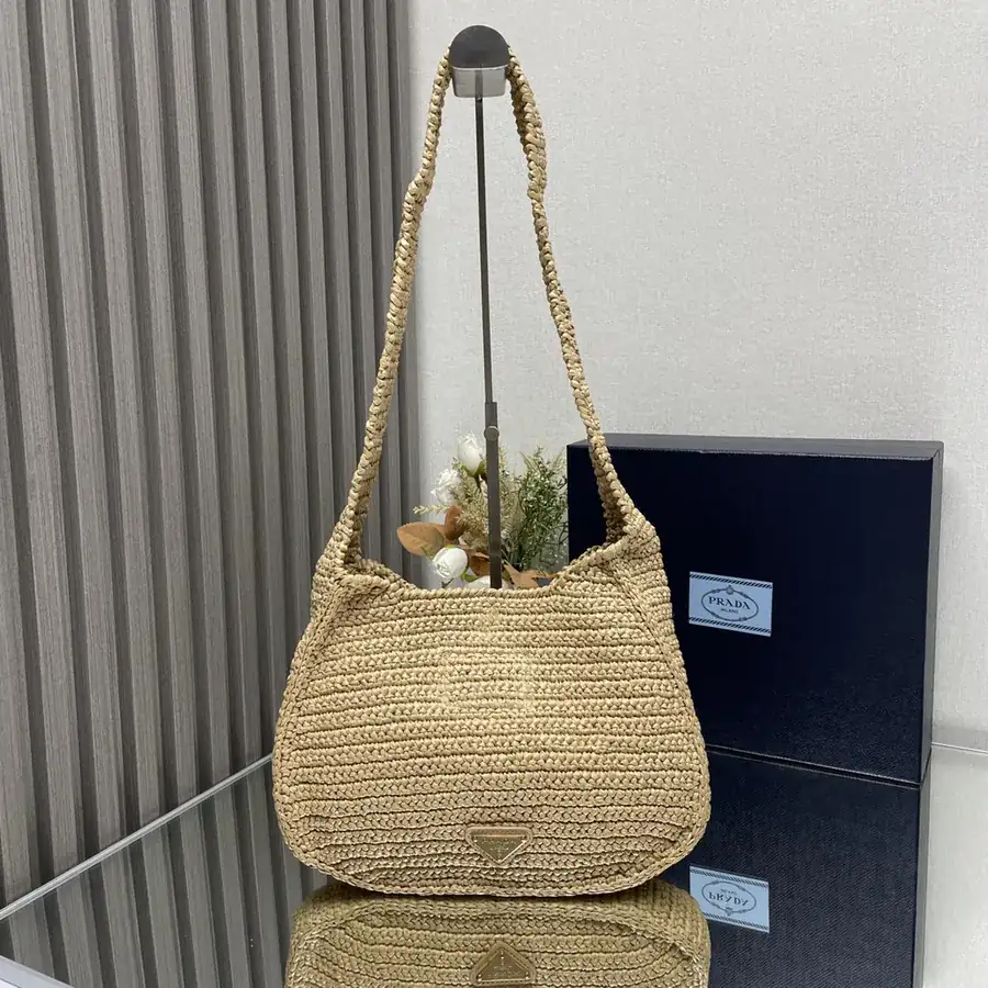 Prad New Raffia Crossbody Bag Artistic Style