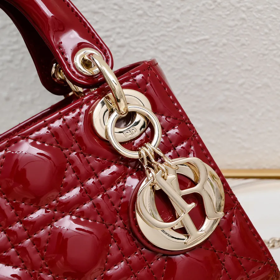 Mini Lady Classic Calfskin Wallet