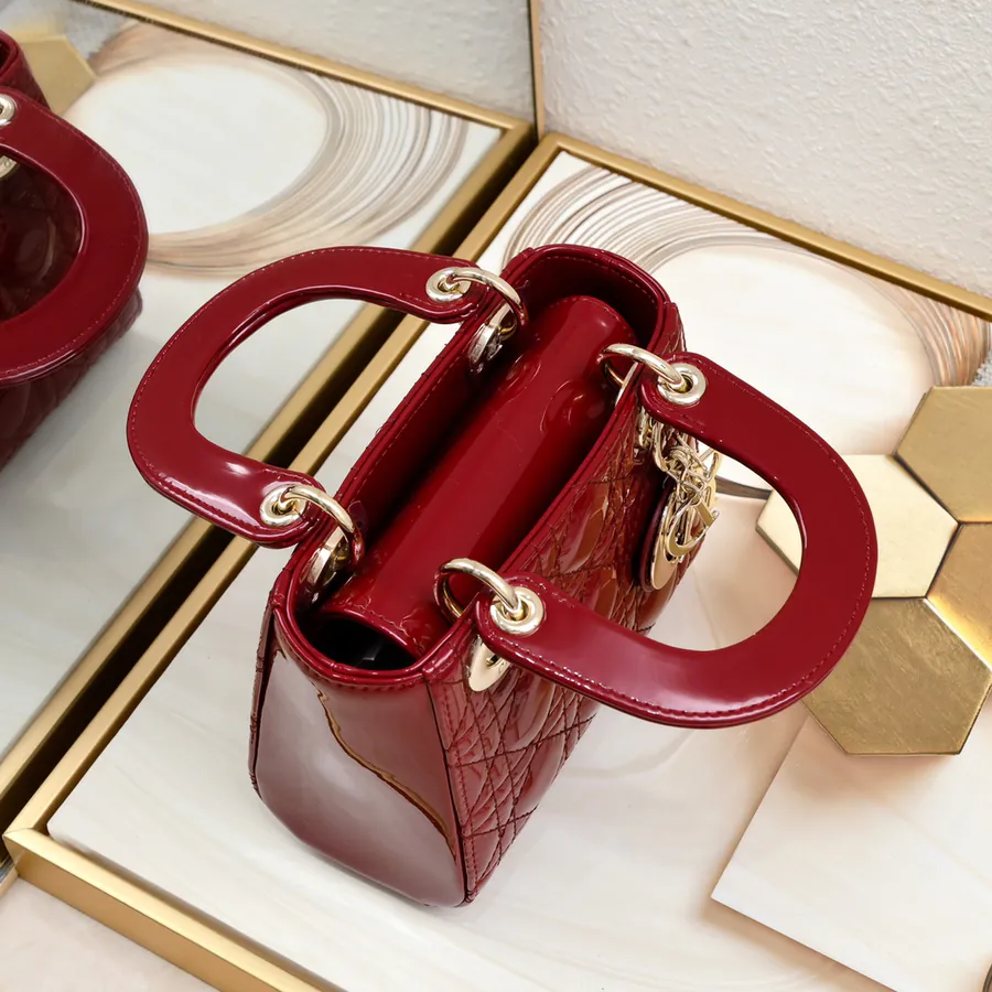 Mini Lady Classic Calfskin Wallet