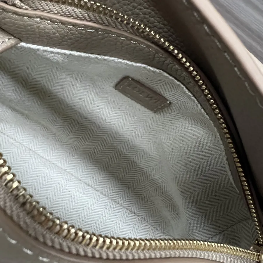 Puzzle Edge Mini Bag in Grained Calfskin