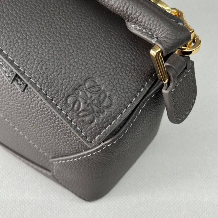 New Version Puzzle Edge Handbag in Soft Grained Calfskin