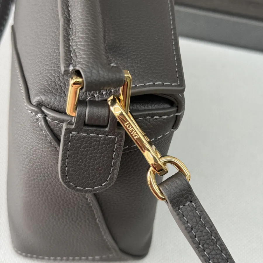 New Version Puzzle Edge Handbag in Soft Grained Calfskin