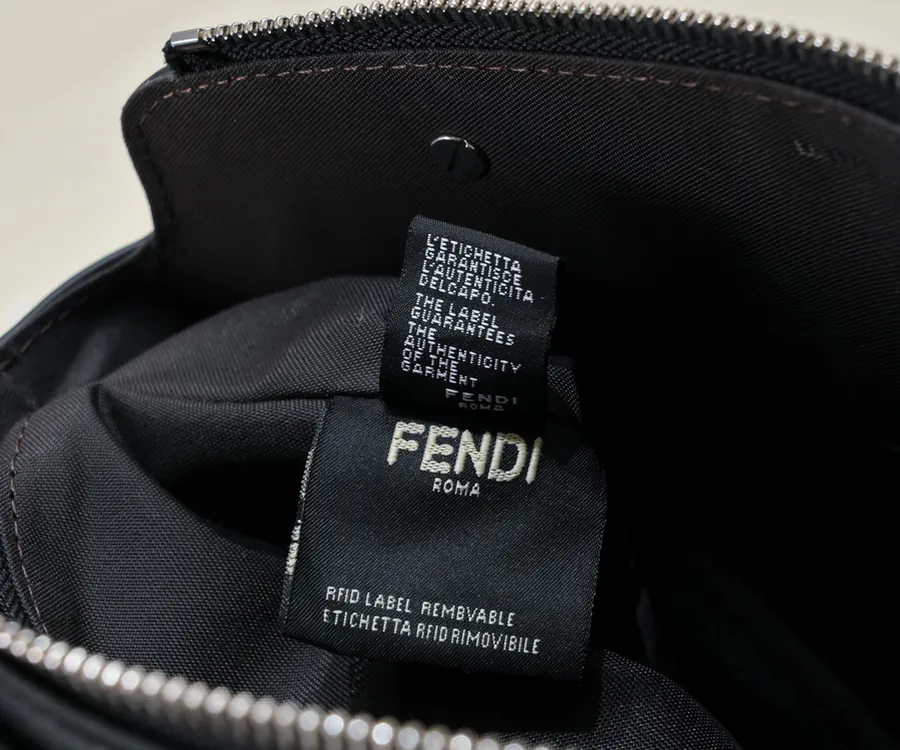 FEND BY THE WAY REGULAR Boston Pillow Bag with Chain Handles