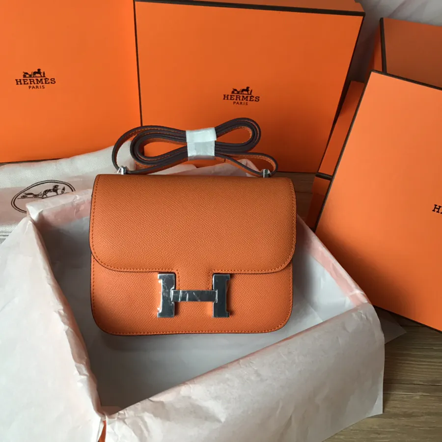 Constance 19cm Bucket Bag with Gold and Silver Buckles
