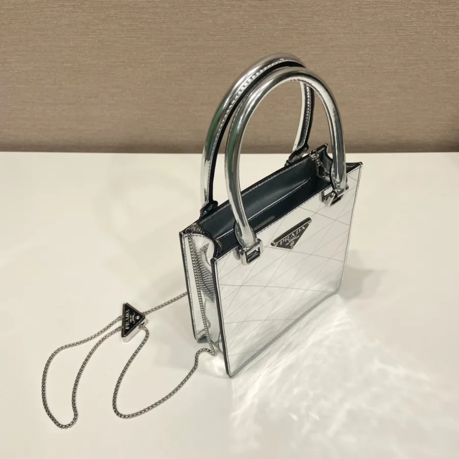 Polo Square Tote with Mirror Pattern
