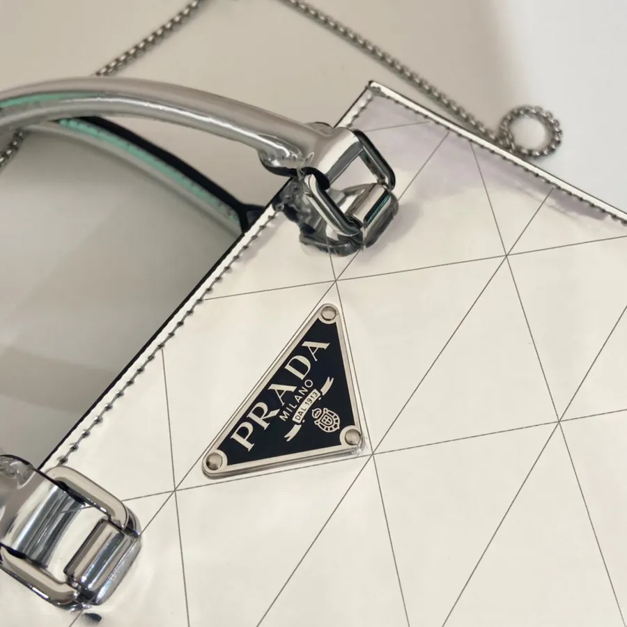 Polo Square Tote with Mirror Pattern
