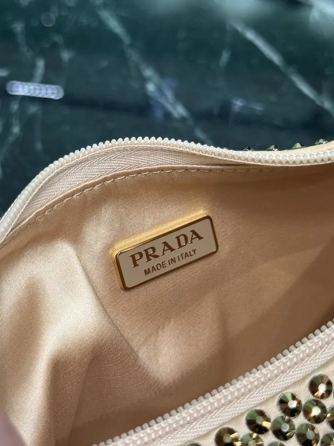 Hobo Bucket Bag with Sparkling Stones