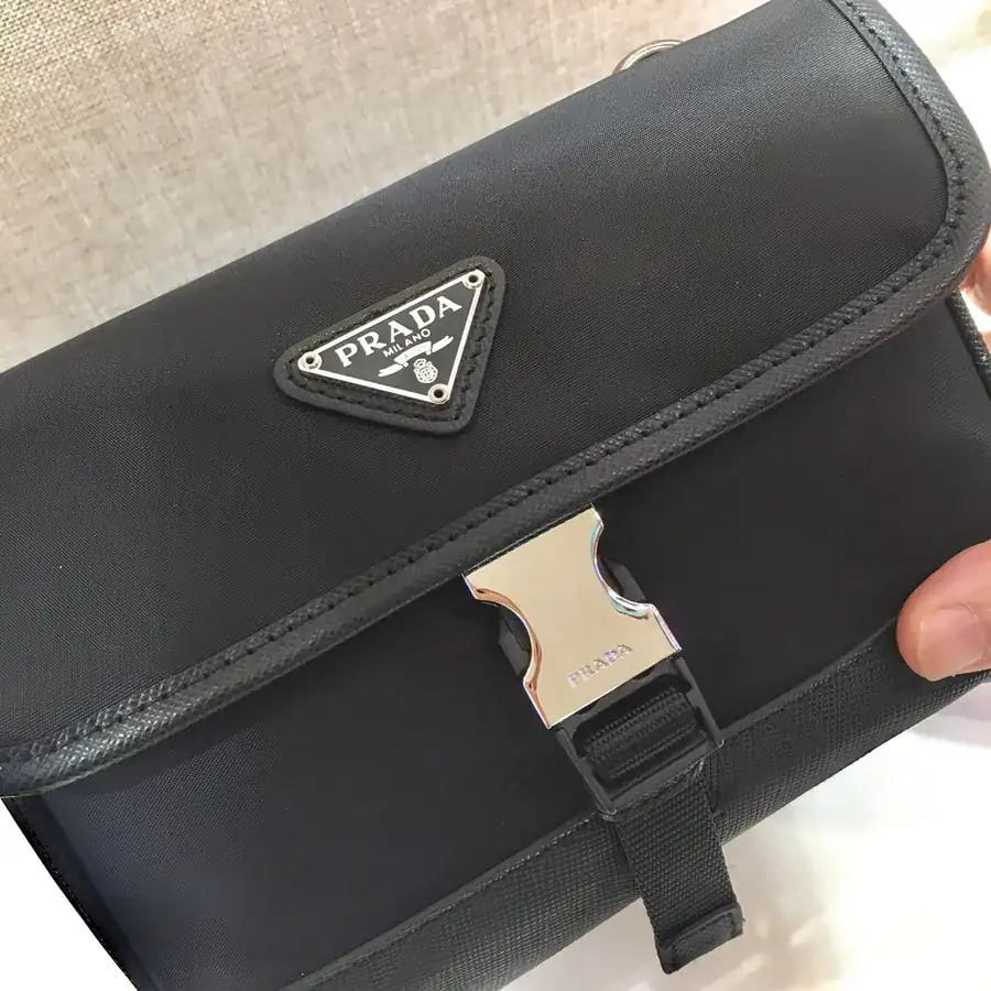 New Mini Mail Bag in Grained Calfskin
