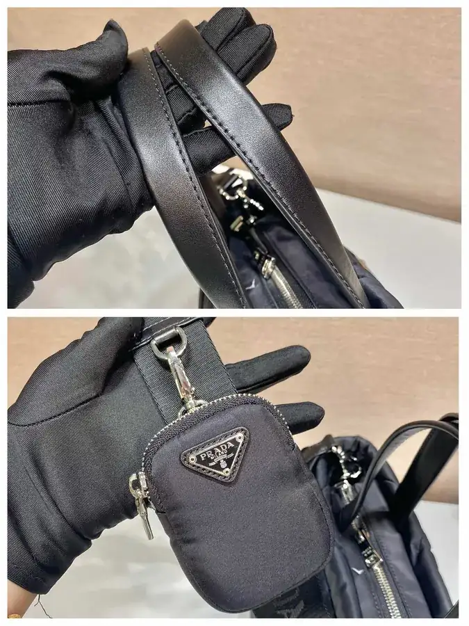 System Tote Bag Tri Compartment, Leather Handles, Meticulous Craftsmanship