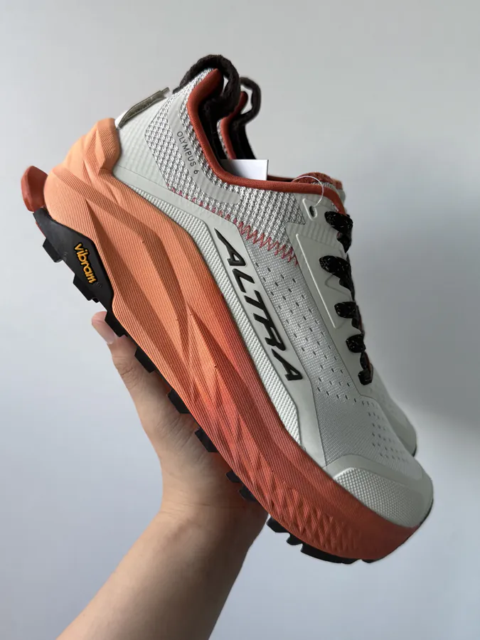 Altra Olympus 6 in White and Orange