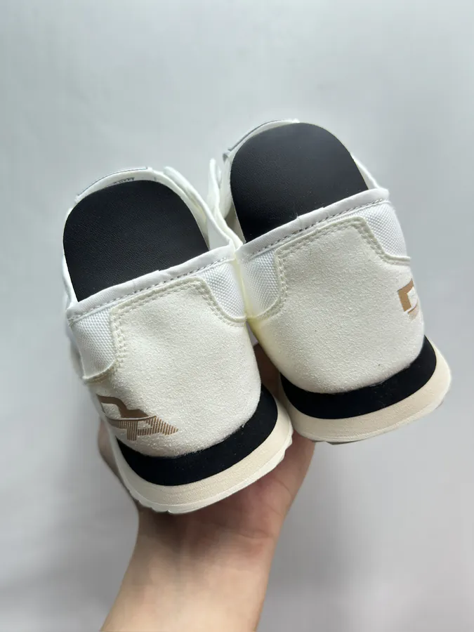CON One Piece Slip On Shoes Black and White
