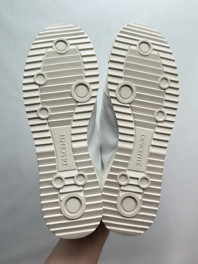 CON One Piece Slip On Shoes Black and White