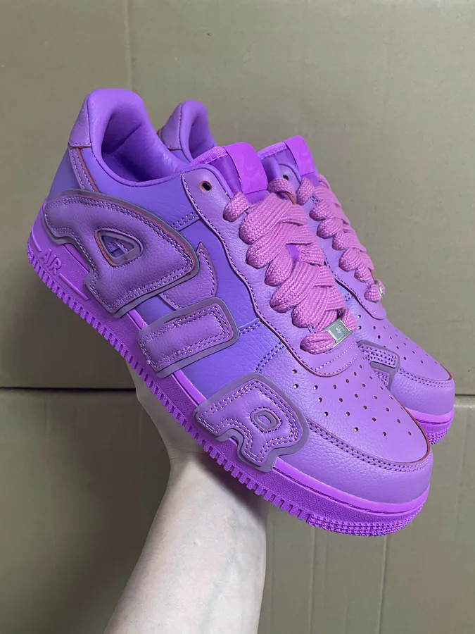 CPFM x Nike Air Force 1 Low Top Sneakers Purple Red