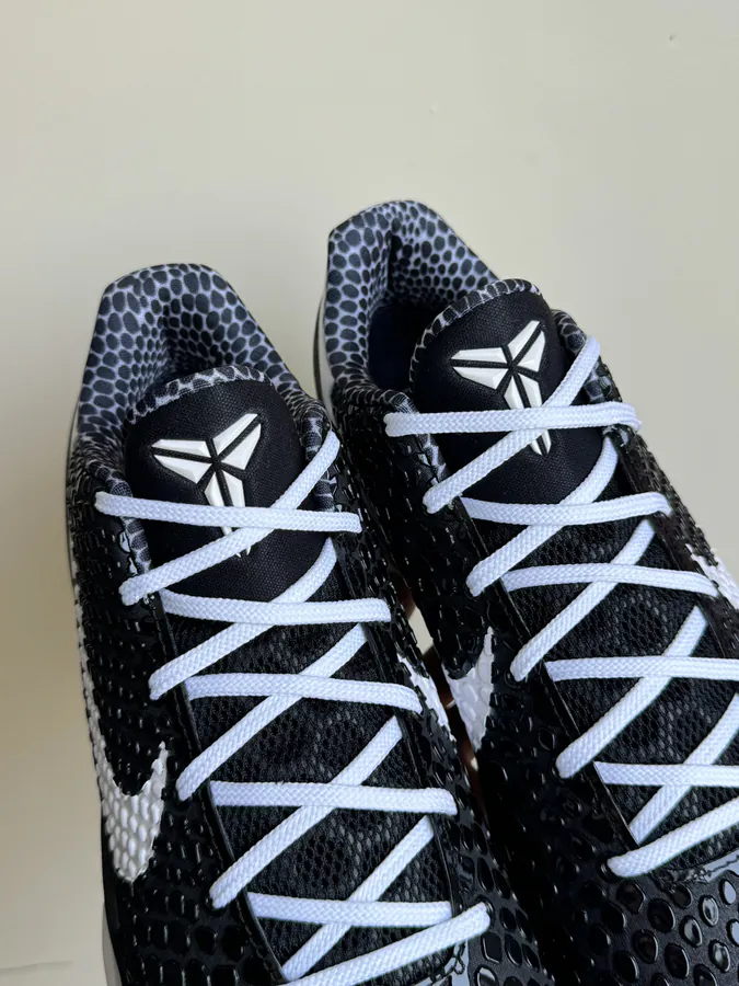 Kobe 6 with Mamba Foundation Black and White Angel