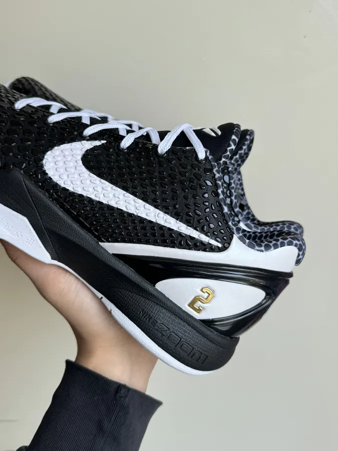 Kobe 6 with Mamba Foundation Black and White Angel