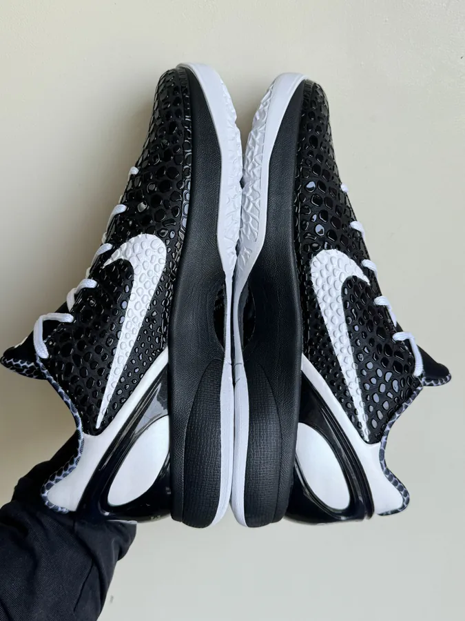 Kobe 6 with Mamba Foundation Black and White Angel