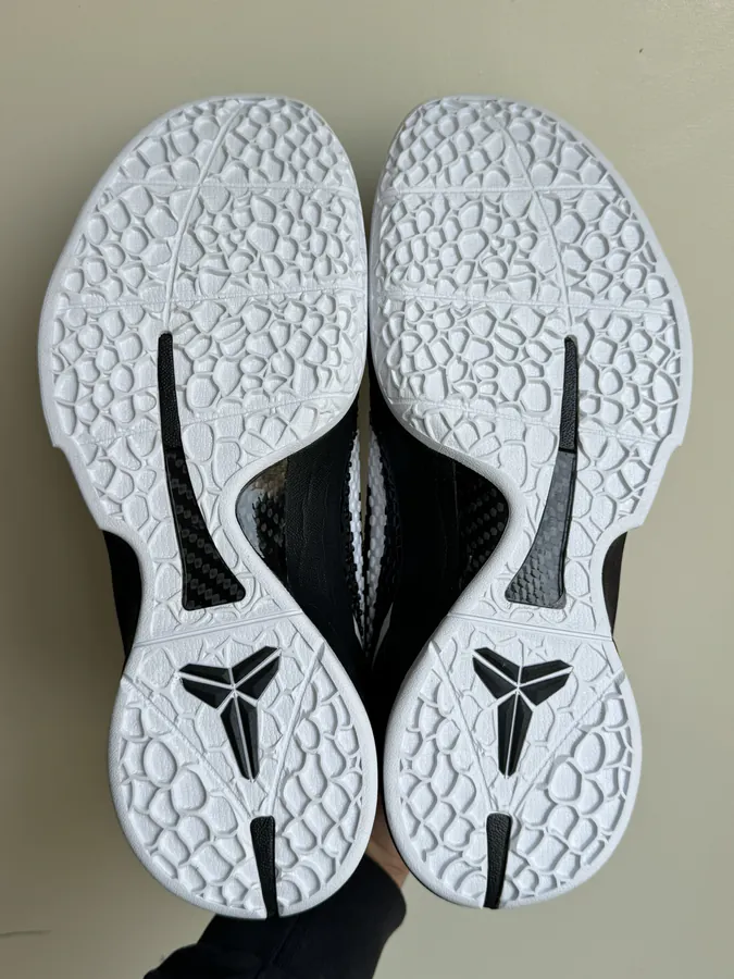Kobe 6 with Mamba Foundation Black and White Angel