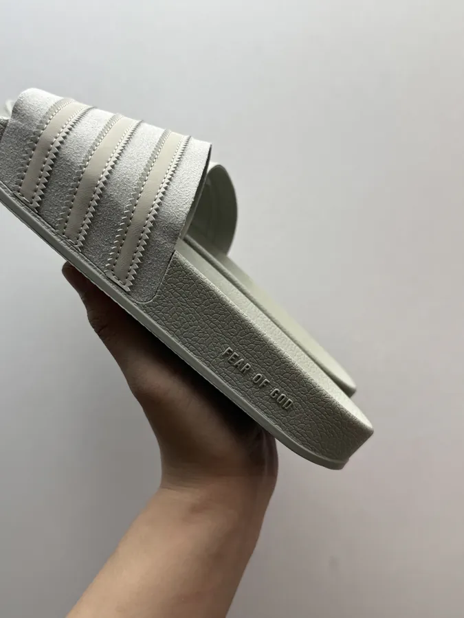 Fear of God x adidas Adilette Slides in Grey