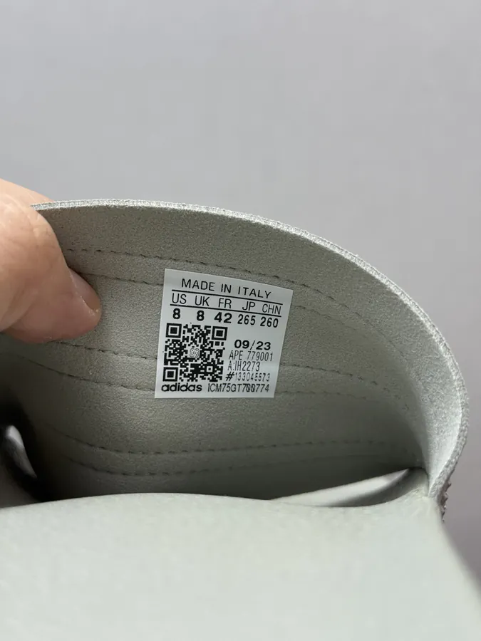 Fear of God x adidas Adilette Slides in Grey