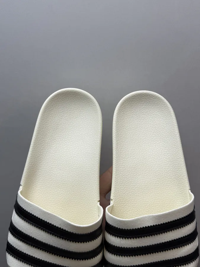 Fear of God x adidas Adilette Slides in Black and White