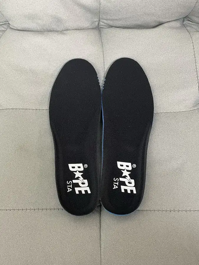 A BATHING APE STA Leather Low Top Sneakers