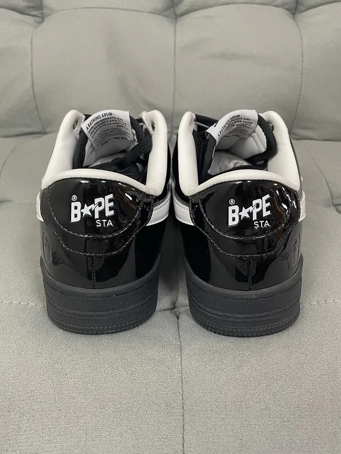 A BATHING APE STA Leather Low Top Sneaker