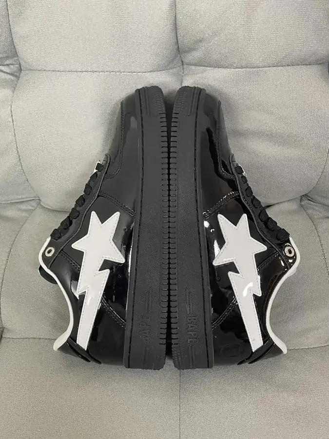 A BATHING APE STA Leather Low Top Sneaker