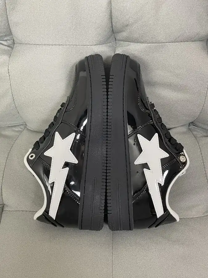 A BATHING APE STA Leather Low Top Sneaker