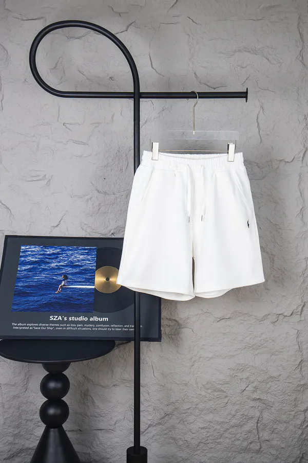 P145 Rah Lauren Basic Spur Embroidery Logo Shorts