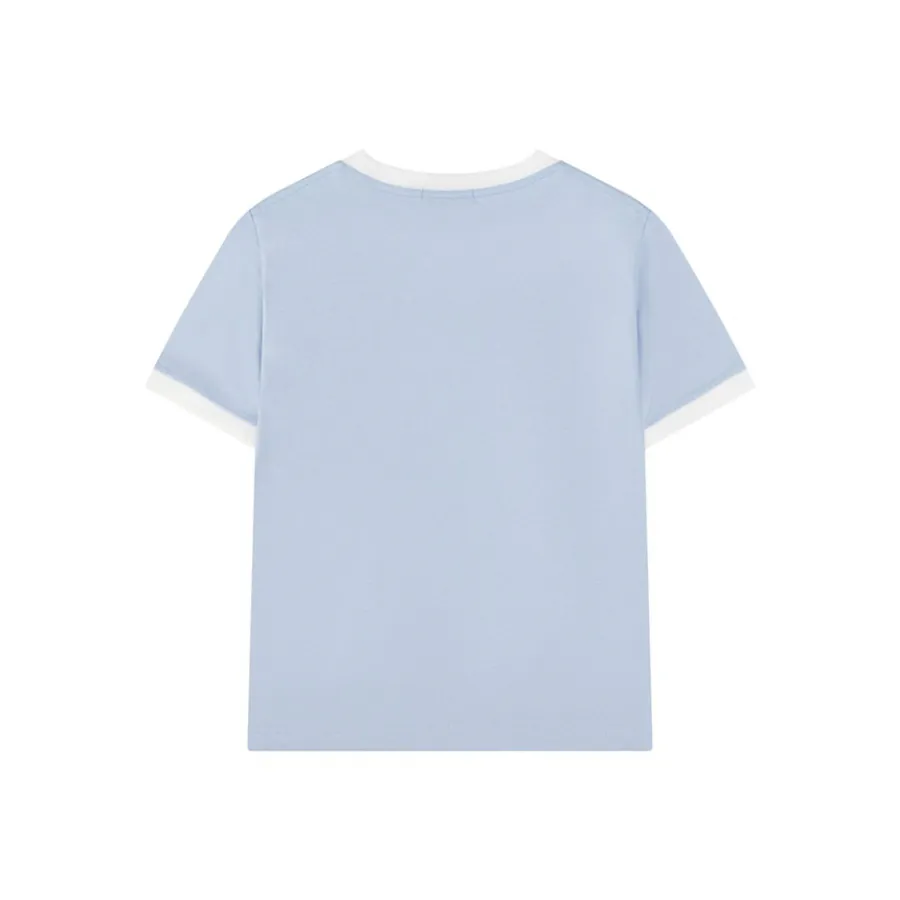 LAFU01#P118 Rah Lauren 25ss Summer Exclusive Cartoon Bear Print Short Sleeve