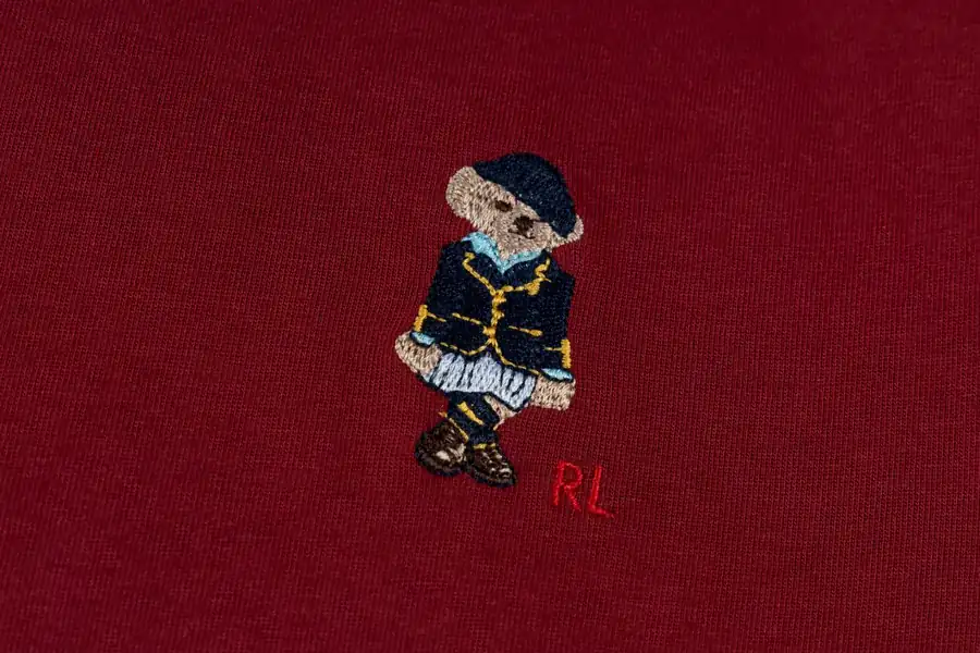 Rah Lauren 25ss Summer Exclusive Cartoon Bear Print Short Sleeve