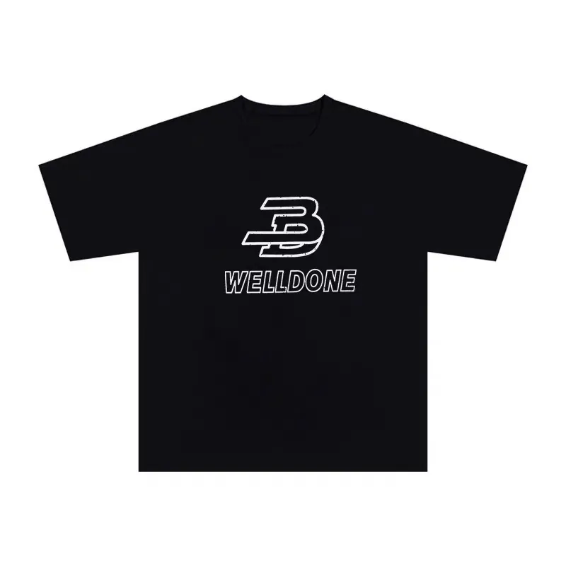 WELLDONE Embroidered Short Sleeve T Shirt