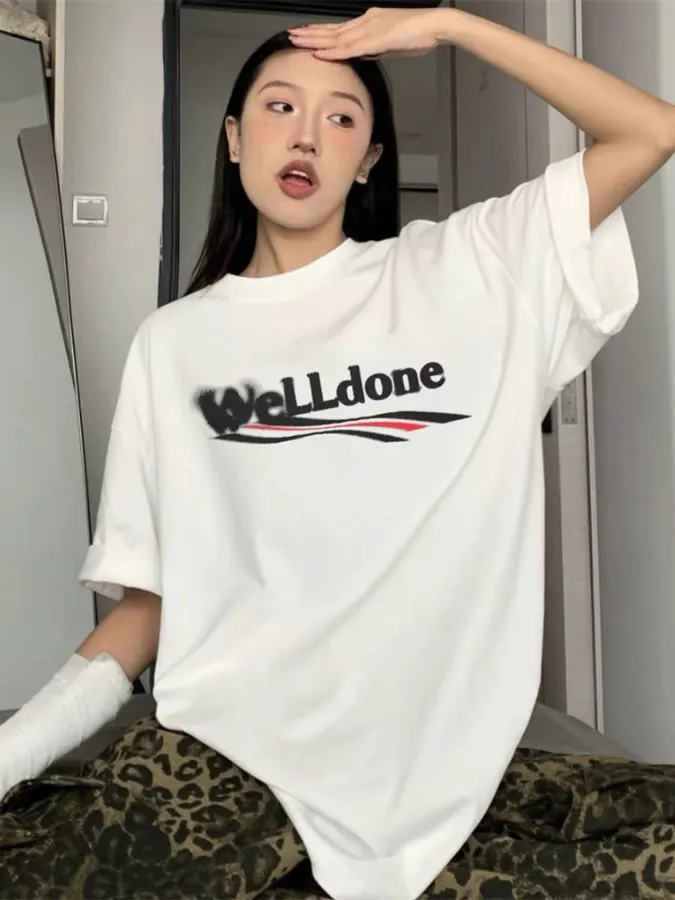 WELLDONE Original Logo Print T Shirt
