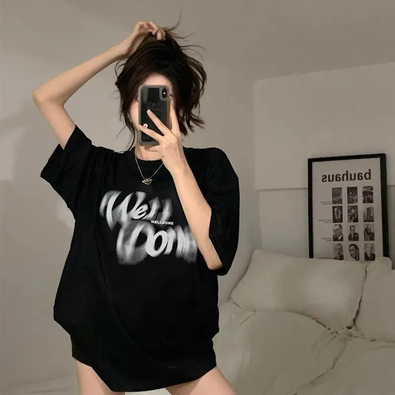 WELLDONE Original Logo Print T Shirt Unisex, Premium Cotton