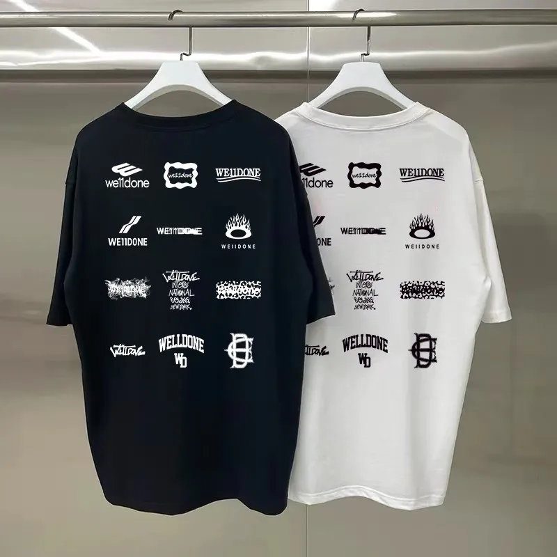 WELLDONE Original Logo Print Short Sleeve T Shirt