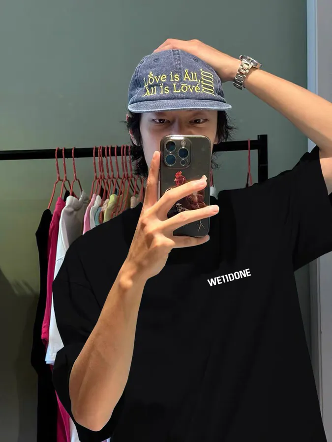 WELLDONE Original Logo Print Short Sleeve T Shirt