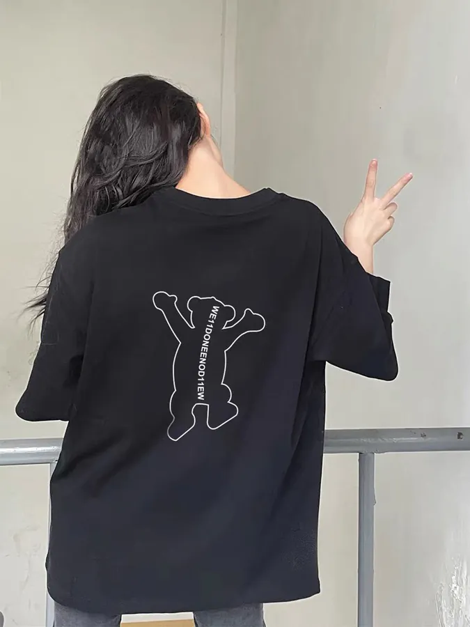 WELLDONE Original Logo Print T Shirt Unisex, Premium Cotton